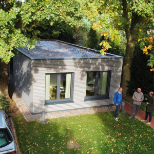 Ein Tiny Büro mit großer Wirkung - nachhaltige Raumlösung